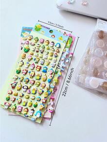 3D卡通泡沫贴纸 - 玉米狮、兔子、装饰贴纸、收藏贴纸 - 彩色 - 查看 10