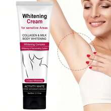 Brightening Cream With A Refreshing Scent, Moisturizing, Contains Hyaluronic Acid And Collagen, Alcohol-Free, Specially Formulated For Women, Suitable For Dry Skin, Intimate Areas, Underarms, And Joints. Suitable For All Skin Types, A Perfect Gift. - 美膚霜 - 查看 3