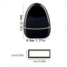 Square Self-Inking Name Stamp, Made Of PE Polyethylene, With Engraved Business Signature, Suitable For Office And Daily Use/Can Customize Your Own Name - Multicolor - View 3