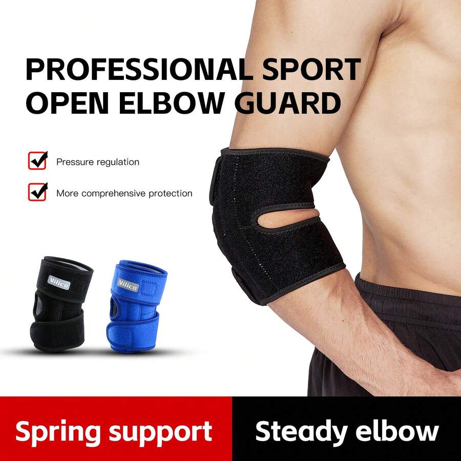 Vilico 1pc Outdoor Sports Shock Absorbing Running Compression Elbow Sleeve Support Brace - Multicolor - View 1