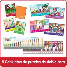 hand2mind Numberblocks Sequencing Puzzle Set, Cartas Secuenciales, Juegos Matemáticos para Niños de 3 a 5 Años, Juegos Numéricos, Juguetes de Conteo, Actividades de Aprendizaje Preescolar,38072040 - Multicolor - Ver 2
