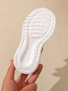 2026儿童春夏秋季学生跑步鞋，低帮双层网面运动鞋，幼儿网面鞋，女童休闲透气运动鞋 - 黑色 - 查看 7