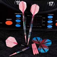 3pcs Pink Dart Set, Pet Flying Wings, Soft Dart Arrows With Better Protection, Suitable For Leisure And Relaxation, An Exquisite Graduation Gift - Multicolor - View 7