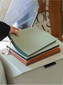 1 pieza Cuaderno de negocios A5 grueso - Diario de tapa dura - Apariencia de alta calidad, adecuado para tomar notas en reuniones de oficina - Multicolor - Ver 1