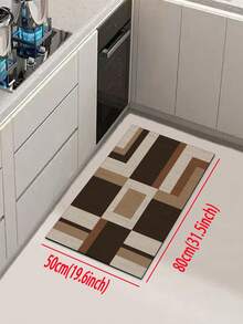 【热销！！！】1 件装软橡胶厨房垫，3.5 毫米厚厨房地毯，现代简约美式复古风格厨房吸水垫，大尺寸地毯，可自行裁剪以适应厨房尺寸，表面织物材质，中间海绵层，底部橡胶层，适用于厨房地毯、厨房装饰、婚礼装饰、家居装饰、浴室垫、门垫、洗衣房垫、走廊地毯、客厅垫等。 - 彩色 - 查看 13
