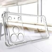 Phone case: Shockproof TPU transparent phone case suitable for  17 Pro Max, air lens protection back case suitable for  16, 15, 14, 13, 12, 11 PRO MAX, XS, XR, X; transparent phone case, screen protector set, charging case, ultra-thin - Estilo 1 (1 pieza) - Ver 5