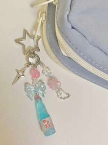 1个Y2K美学串珠绿色哈密瓜汽水星星钥匙扣和韩国汽水钥匙扣 - 均碼 - 查看 7