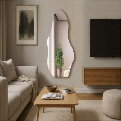 Espelho Moderno Sem Moldura 30x70cm - O Queridinho das Blogueiras para Selfies e Decoração