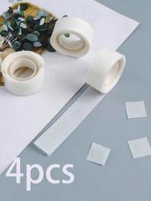 4/10pcs Party & Valentine's Day Decoration Essentials. DIY Material Set, Includes Full Decoration Set, Transparent Nano Double-Sided Adhesive Stickers, Suitable For Office, Moving, Manuals And Packaging Sealing, Office Supplies, Moving Boxes, Gift Wrapping, Long-Lasting , Strong Adhesive, Office Personnel - Multicolor - View 12