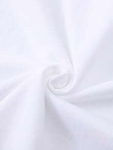 Camiseta Casual de Manga Corta para Hombre con Estampado Geométrico Gótico Oscuro - Camiseta de Cuello Redondo de Verano en Beige Claro, Corte H para Atuendo Casual, Ropa de Fácil Cuidado, Tela No Transparente - Blanco - Ver 6