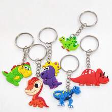 Bộ 6 móc khóa hình khủng long các loại, móc khóa khủng long dễ thương, thích hợp làm phần thưởng trong lớp học, quà tặng học sinh, quà tặng ngày lễ, quà tặng tiệc tùng, trang trí ba lô, nội thất xe hơi, quà tặng nhỏ. - Nhiều màu - Xem 14