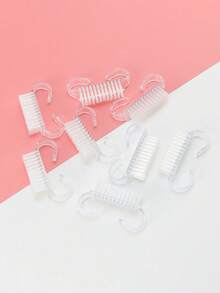 Acrylic Nail Brush, Pink Nail Polish, Pedicure, Soft Dust Removal, Plastic Cleaning, Specially Designed For Nail Cleaning, Small Horn Brush, A Tool For Removing Dust From Hands, Feet And Nails - Multicolor - View 10