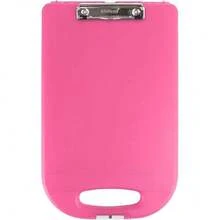 - Clipboard With 2 Rounded Handles, Pink, N/A, 1, 1,38200220 - Silver - View 1