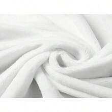 P-Plim Cute Blanket Comfortable Skin Friendly Soft Sofa Living Room Bed Bedroom Blanket Suitable For Travel And Gifts(3).Jpg - White - View 5