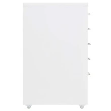 vidaXL Mobile Classeur Bianco 28x41x69 cm Metallo - Bianco - Visualizzare 2