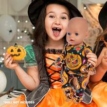 (Doll Not Included) Christmas Costume Set For 16-18 Inch Baby Dolls, Perfect For Dressing Up Dolls During The Holidays, Adding To The Festive Atmosphere, A Holiday Gift, A Children's Toy, And A Creative And Exquisite Present. - Đỏ - Xem 4