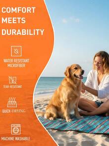 1 件装野餐垫，户外露营垫，帐篷伴侣。易于携带和存放，可折叠，防水、防尘、防沙，加厚设计，可机洗。超大防水防沙便携式沙滩垫，适合露营、徒步旅行、节日庆典、室内外使用、野餐、草坪、音乐会、海滩、派对、家庭户外露营。速干户外野餐毯，适合旅行、露营、徒步旅行。