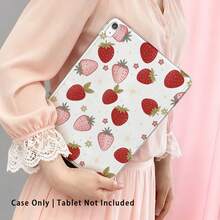 1pc High Transparent Anti-Drop TPU Tablet Case, High Definition Strawberry Print, Compatible With IPad 10/11, AIR11 (2024/2025), PRO11 (2024), PRO11 (2018-2022), PRO12.9"/AIR13 - Multicolor - View 8