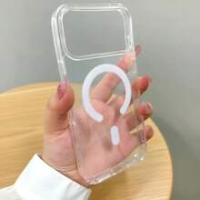 Hülle für iPhone17promax 17 für 17Air Transparente Magnetische Handyhülle, Klassischer Stil - Kompatibel mit kabellosem Laden - Anti-Fall Eleganter Handy-Schutz, Langlebige Abdeckung, Verstärkte Kanten, Schlanker Handy-Schutz, Technikbegeisterte, Smartphone-Besitzer - Transparent - Übersicht 7