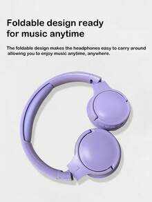 AKKHOO Foldable Wireless Headphones, Stereo, Bluetooth 5.3, Long Battery Life, Smart Noise Cancelling, Gaming Headset - Black - View 7