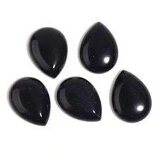 5pcs Or 10pcs/Pack Natural Water Drop Shape Cabochon Gemstones, Multi-Styles Loose Stones For Handmade DIY Jewelry Making Like Necklace, Ring, Bracelet, Vintage, Amethyst, Charoite - Multicolor - View 52