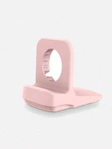 1pc Minimalist Silicone Holder Stand Compatible With Apple Watch Charger, Anti-Slip Charging Dock Compatible With Apple Watch Series 9/8/SE/7/6/5/4/3/2/1 (Charging Cable Not Included)