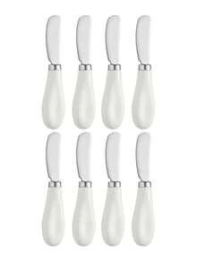 1pc/2pcs/4pcs/8pcs Stainless Steel Cheese Knife, Butter Knife, Spreader For Butter, Jam, Cream, Cheese