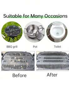 6 Pcs Grill Brick Griddle Stone Cleaning Block Pumice Stone For Cleaning Oven Stove BBQ Grill Commercial Grade Cleaner For Cookers Frying Pans Racks Flat Tops - 灰色的 - 查看 6