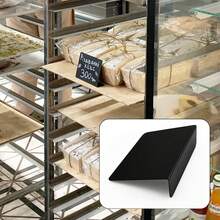 10pcs L-Shaped Mini Chalkboard Signs, Acrylic Black Board Self-Service Labels, Small Black Food Display Stand For Message Board, Wedding, Tent, Birthday Party - Multicolor - View 5