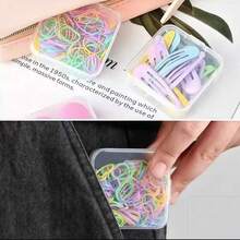 珠子收纳盒 30个装 小型透明塑料珠子收纳盒 带铰链盖 用于收纳小物件、工艺品、珠宝