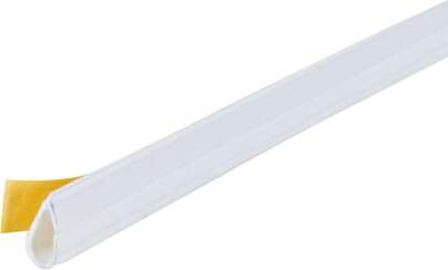 M-D Building Products 68668 Highly Durable Silicone Rubber Gasket Seal For Doors And Windows, Flexible In Extreme Temperatures, Ideal For Indoor And Outdoor Use, No Hardware Required (Black) (20 Ft)