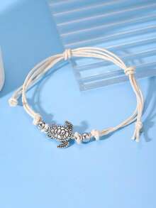 Small And Niche Design, Goldfish Foot Rope, Blue Eyes, Lucky Fish Pendant, Fresh Retro Seaside Vacation Ankle Chain, Women's Delicate Fish Pendant With Adjustable Ankle, Beach Vacation Party Daily Accessories, Minimalist Style, Fashionable Jewelry - Multicolor - View 7