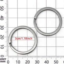 5/50pcs Zinc Alloy Swivel Rings Lobster Claw Clasps Swivel Snap Hook For DIY Keychain Keyring Jewelry Craft Making Backpack Lanyard Hanging - Antique Silver - View 6