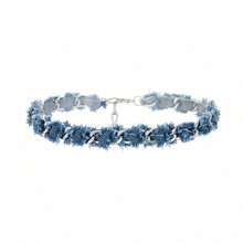 Vintage Denim Lace Style Bracelet For Women, Simple Hip-Hop Style Women's Bracelet, Fashionable Jewelry Accessories Suitable For Daily Party And Vacation Wear, Give Her A Gift - 1Pcs - 查看 6