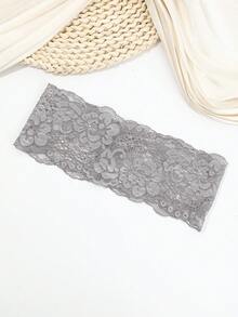 1件蕾丝镂空花朵发带，时尚优雅性感蕾丝发饰，适合日常佩戴、派对、叠戴，优雅发带，女士头巾，运动吸汗带 - 彩色 - 查看 6