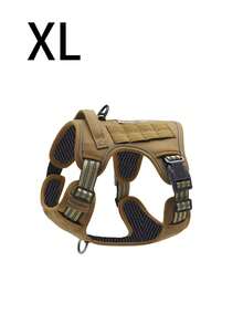 Adjustable No-Pull Tactical Dog Harness With Handle For Large Dogs - Reflective Vest For Labrador Retriever, Siberian Husky, German Shepherd - Durable Polyester Material - Nhiều màu - Xem 11