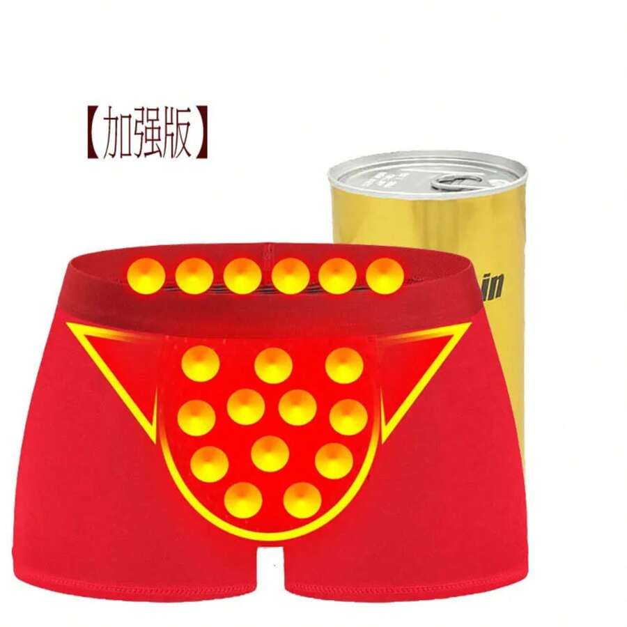 Calzoncillos de terapia magnética británica auténtica oficiales, 48 hilos, bordados con imanes, bóxers para hombres, modal, ángulo plano, en caja - Blanco - Ver 1