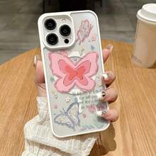 Para IPhone17/17AIR/17 Pro/17 Pro Max/16/16 Pro/16 Plus/16 Pro Max/15/15 Pro/15 Plus/15 Pro Max/14/14 Plus/14 Pro/14 Pro Max/13/13 Pro/13 Pro Max/12/12 Pro/12 Pro Max/11/11 Pro/11 Pro Max/X/XS/XSMAX,  Galaxy S25/S25 Plus/S25Ultra/S24/S24FE/S24 Plus/S24 Ultra/S23/S23FE/S23+/S23 Ultra/S22/S22+/S22 Ultra, Silicone Magnetic Phone Case, High-End Fashion, TPU border wrapping + independent lens frame, anillo de succión magnético incorporado MagSafe segunda succión - Blanco - Ver 10