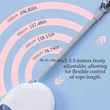 可伸缩狗绳，自动遛狗绳，为宠物提供奔跑空间