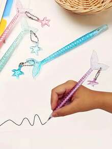 Bộ 10 món quà tặng theo chủ đề nàng tiên cá, bao gồm sổ tay lò xo mini hình nàng tiên cá và bút hình đuôi cá, thích hợp làm phần thưởng trong lớp học, quà sinh nhật chủ đề đại dương hoặc quà nhét vào túi quà tặng trong các bữa tiệc. - Nhiều màu - Xem 6