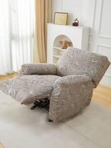 一套4/6/8件几何图案躺椅/沙发套，躺椅/沙发套，印花躺椅套，弹力沙发套，适用于客厅、办公室、家居装饰 - 棕色 - 查看 6