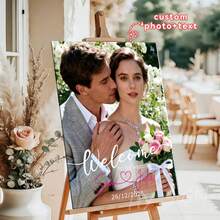 Hochzeits-Eingangsschild, Willkommens-Hochzeitsschild, Bogen-Hochzeitsdekoration, personalisiertes Willkommen zu unserer Hochzeit Schild, individuelles Hochzeitsschild, Hochzeitsschild. - Willkommensschild 3 - Übersicht 6