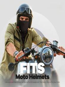 Cycling Cap, Cycling Face Mask, Neck Tights, Motorcycle Riding UV Protection, Unisex - Multicolor - View 2