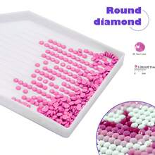 1/2pcs 5D DIY Diamond Painting Kit - Sleeping Cat, Round Diamond Art Embroidery Canvas Wall Decor, Frameless Full Drill Craft, Perfect Gift, 30x40cm/12x16in - Multicolor - View 5