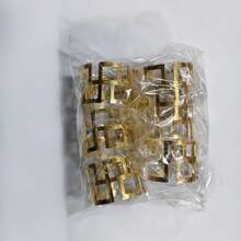 6pcs/12pcs Creative Napkin Rings, Decorative Napkin Holders For Hotel, Wedding, Restaurant, Dining Table Decor - Multicolor - View 28