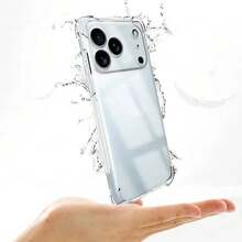 Phone case: Shockproof TPU transparent phone case suitable for  17 Pro Max, air lens protection back case suitable for  16, 15, 14, 13, 12, 11 PRO MAX, XS, XR, X; transparent phone case, screen protector set, charging case, ultra-thin - Estilo 1 (1 pieza) - Ver 6