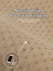1pc Thick Flannel Solid Color Sofa Cushion, Style Pet-Friendly Anti-Dirty Anti-Slip Sofa Cover, Autumn/Winter Anti-Scratch Sofa Protector Suitable For L-Shaped Combination Sofa And 1/2/3/4 Seat Sofa (1 Piece Sell) - Black - View 10