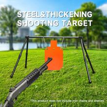 Unique Water Drop Shaped Steel Target - Neon Colored Powder Coating For Day/Night Use, Perfect For Slingshot & Archery Training