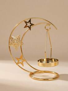 1 chiếc chân nến Rama bằng sắt rèn, trang trí sơn, dùng làm vật trang trí trung tâm bàn ăn, trang trí nhà cửa, phù hợp cho trang trí tiệc Rama, trang trí đám cưới, hình ngôi sao, mặt trăng, đèn lồng. - Nhiều màu - Xem 9