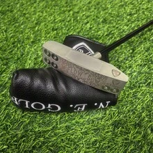 Flow.1.S Nine Elenev Golf Putter, Straight Putter, CNC Milled 6061 Aviation Aluminum, Plasma Anodized, Automatic Face Balancing And Alloy Counterweight Screws, Zero Torque